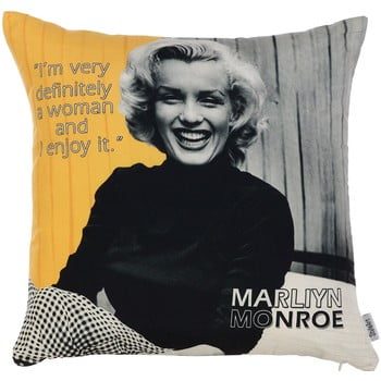 Faţă de pernă apolena marilyn quote, 43 x 43 cm