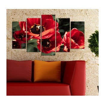 Tablou din mai multe piese insigne qerio, 102 x 60 cm
