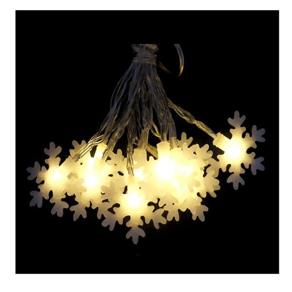Béžový světelný LED řetěz Unimasa Estrella, 20 světýlek