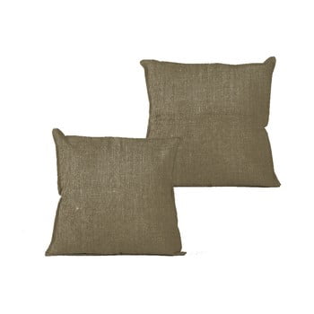 Față de pernă linen light green, 45 x 45 cm