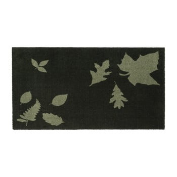 Covoraș intrare tica copenhagen mega leafes, 67 x 120 cm, verde închis