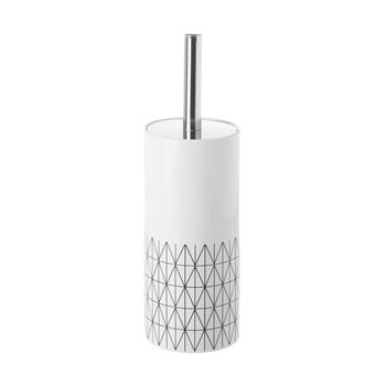 Perie de toaletă în suport de ceramică unimasa geometry