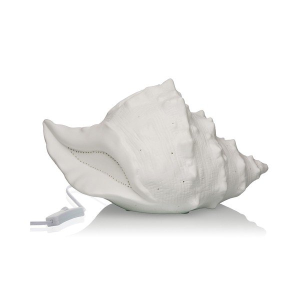 Stolní porcelánová lampa ve tvaru mušle Versa