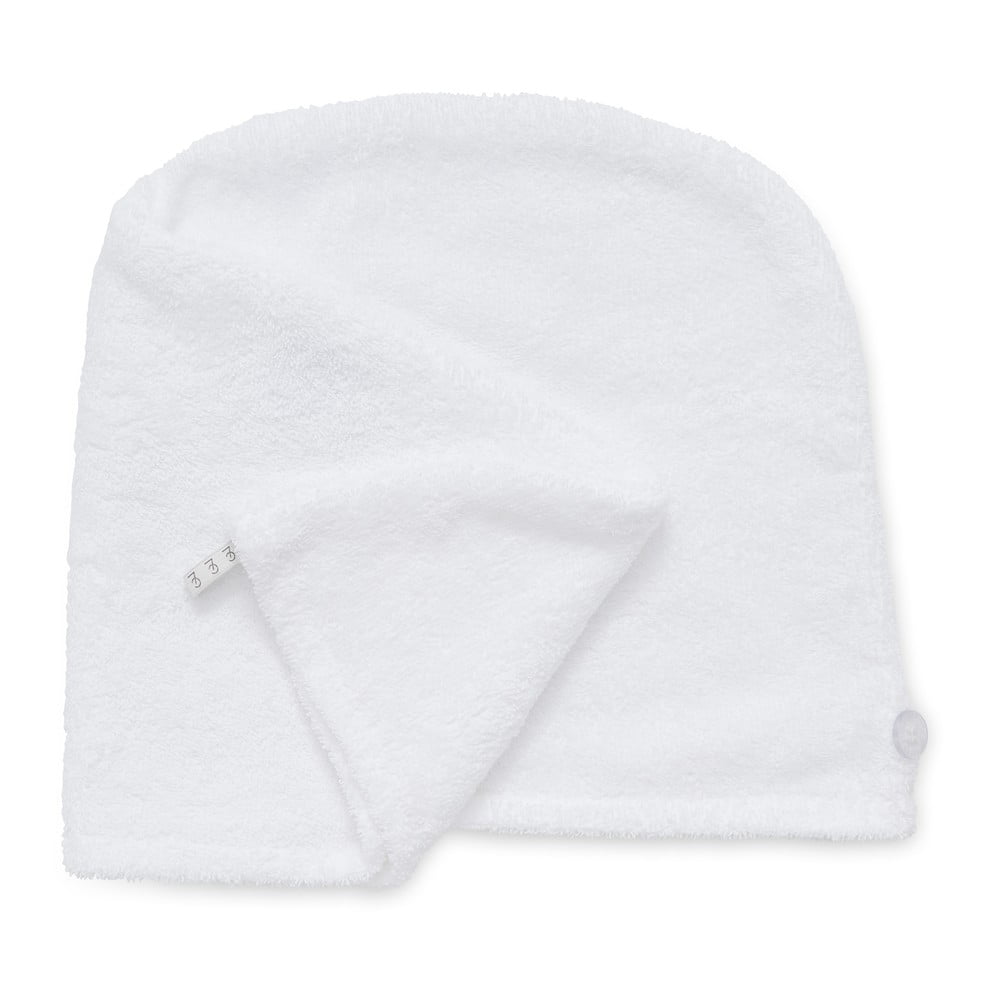 Bílé rychleschnoucí bavlněné ručníky na vlasy v sadě 2 ks 20x13 cm Quick Dry – Catherine Lansfield