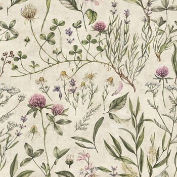 Autocolant de perete dekornik vintage botanic