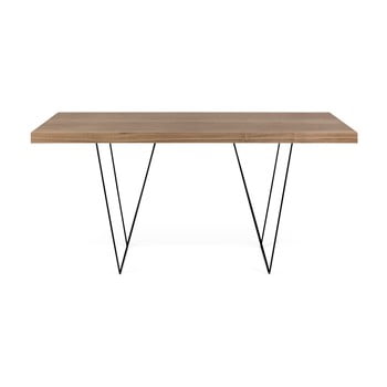 Masă cu picioare metalice, decor lemn, temahome trestle, 90 x 160 cm