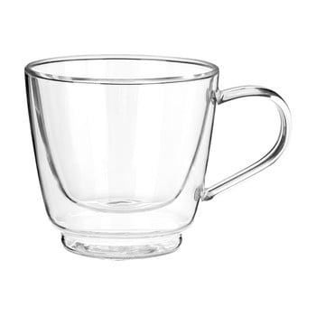 Cană din sticlă cu pereți dubli premier housewares double wall, 190 ml