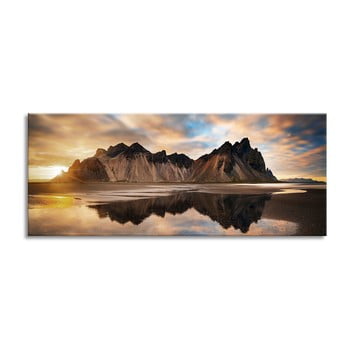 Tablou imprimat pe pânză styler iceland, 150 x 60 cm