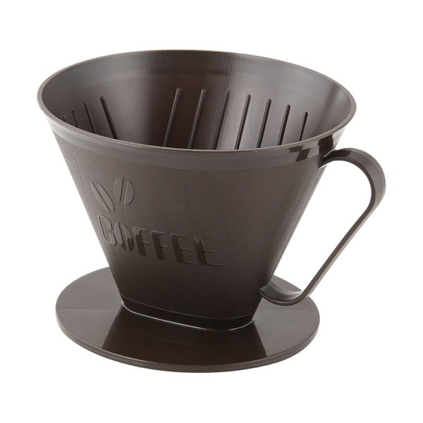 Hnědý držák na kávový filtr č. 4 Fackelmann Coffee & Tea