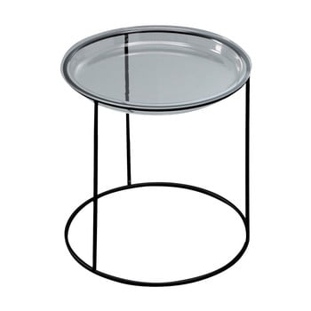 Măsuță auxiliară design twist lafe, negru