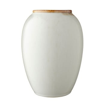 Vază din ceramică Bitz Basics Cream, înălțime 20 cm, crem imagine