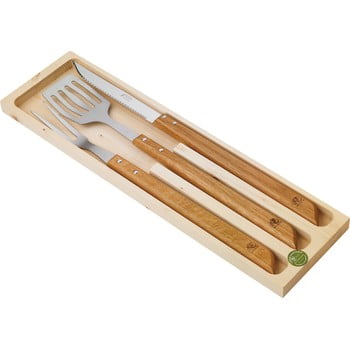 Set 3 ustensile pentru grătar Jean Dubost Oak