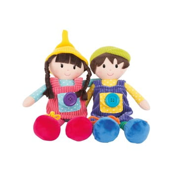 Set 2 păpuși din pluș pentru copii legler noah & emma