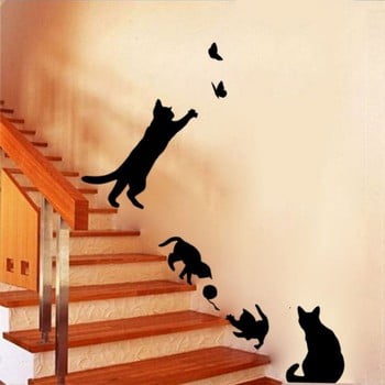 Autocolant decorativ pentru perete cat play