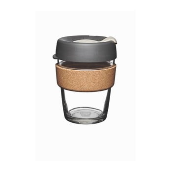 Pahar de voiaj cu capac keepcup brew cork edition press, 340 ml