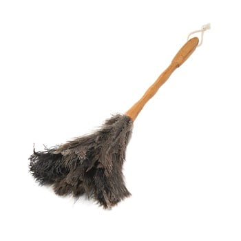 Pămătuf din pene de struț addis bamboo