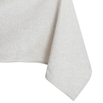 Față de masă decoking sparkle cream, 140 x 300 cm, crem