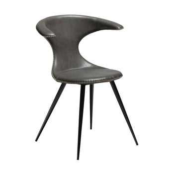 Scaun din piele ecologică dan-form denmark flair, gri