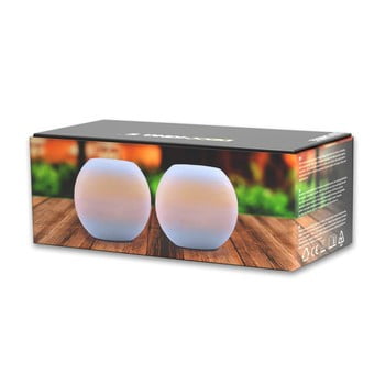 Set 2 lumânări luminoase decoking bowl