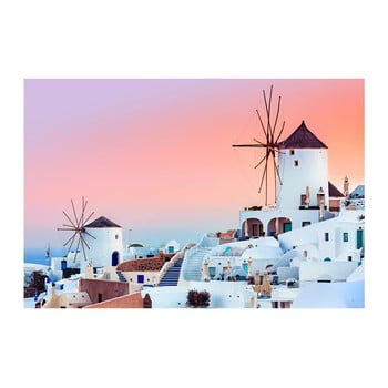 Tablou din sticlă styler santorini, 120 x 80 cm