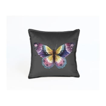 Față de pernă reversibilă din catifea surdic butterfly puro, 45 x 45 cm