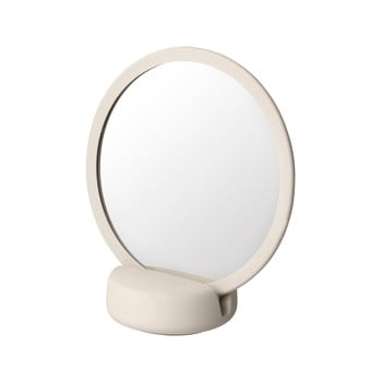 Oglindă cosmetică pentru masă blomus, înălțime 18,5 cm, crem deschis