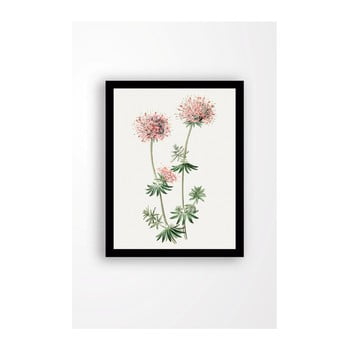 Tablou pe pânză în ramă neagră tablo center natura, 29 x 24 cm