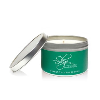 Lumânare cu aromă de afine, piper jamaican și cuișoare Skye Candles Container, timp de ardere 30 ore