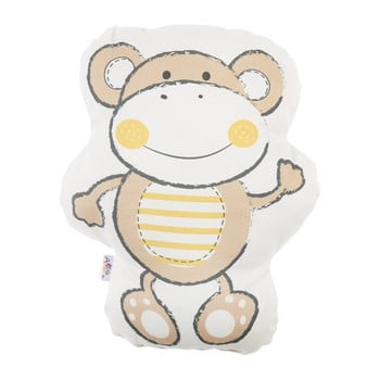 Pernă din amestec de bumbac pentru copii apolena pillow toy beatto, 31 x 36 cm, maro