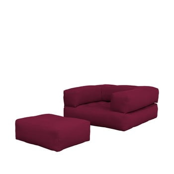 Fotoliu extensibil karup design cube bordeaux