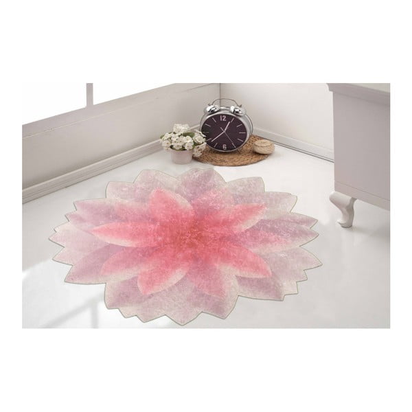 Odolný koberec Vitaus Flowerina, ⌀ 80 cm