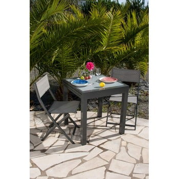 Set masă extensibilă și 2 scaune pentru balcon ezeis balcony