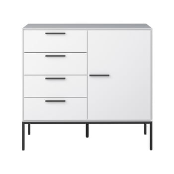 Comodă steens slimline, 87 x 93 cm, alb