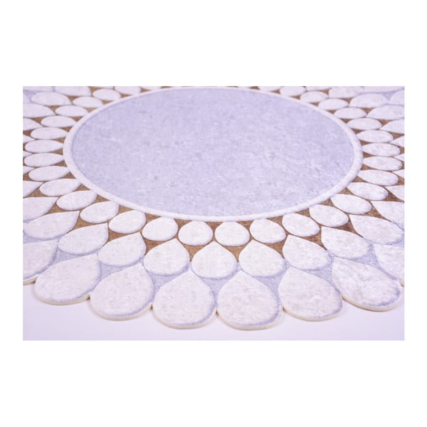 Odolný koberec Vitaus Zinno, ⌀ 80 cm