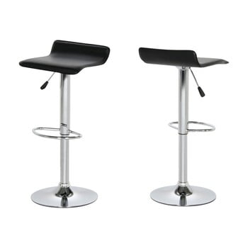 Set 2 scaune bar actona dan, negru