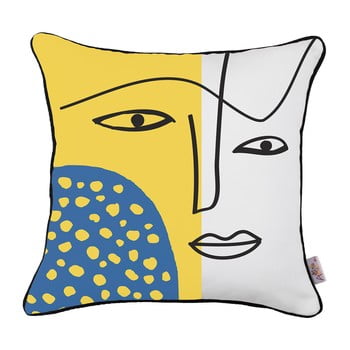 Față de pernă apolena abstract face, 43 x 43 cm
