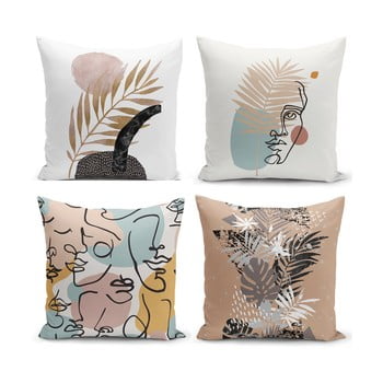 Set 4 fețe de pernă minimalist cushion covers cesso, 45 x 45 cm