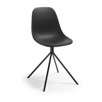 Scaun la forma mint, negru