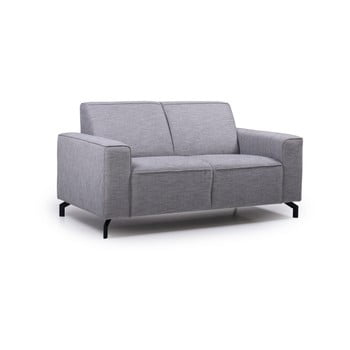 Canapea cu 2 locuri softnord lesly, gri