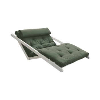 Canapea extensibilă Karup Design Figo White, verde