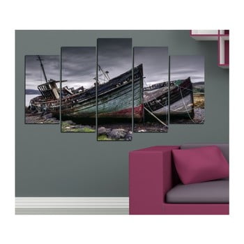Tablou din mai multe piese 3d art mutenna, 102 x 60 cm