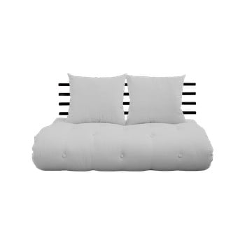 Canapea extensibilă karup design shin sano black/light grey
