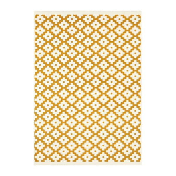 Krémovo-žlutý koberec Hanse Home Celebration Lattice, 160 x 230 cm