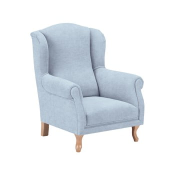 Fotoliu pentru copii kicoti comfort, albastru pastel