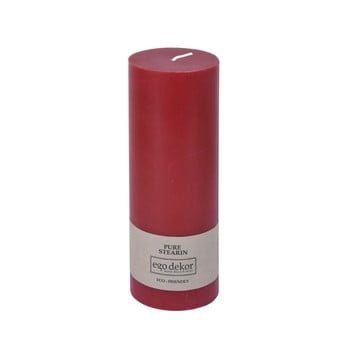 Lumânare baltic candles eco, înălțime 20 cm, roșu