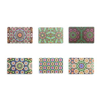 Set 6 suporturi din plastic pentru farfurii villa d'este marrakech
