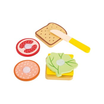 Set din lemn pentru făcut sandwich legler snacktime