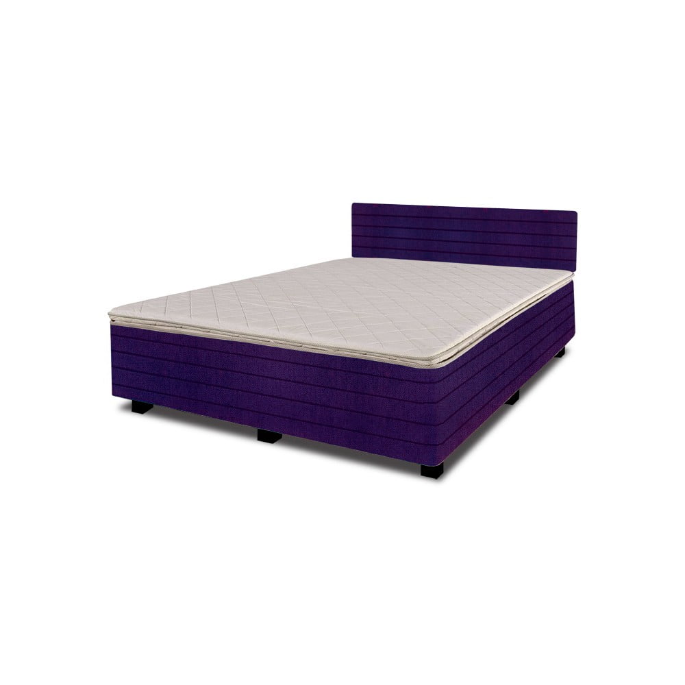 Postel s matrací New Star Purple, 180x200 cm