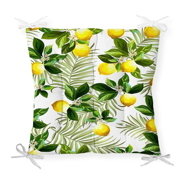 Podsedák s příměsí bavlny Minimalist Cushion Covers Lemon Tree, 40 x 40 cm
