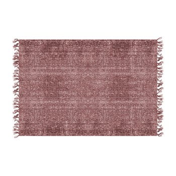 Covor pt living washed cotton, 140 x 200 cm, roșu